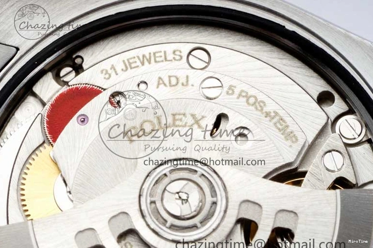 MiroTime 0504 DateJust 36 SS RG DIWF 1:1 Best Edition 904L Steel Gray Stick Dial on Jubilee Bracelet SA Original 2321